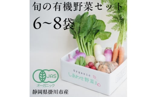 しあわせ野菜畑の有機野菜　Sセット　(安心の有機JAS認証　旬のオーガニック野菜　農場直送便)【1493486】 1238689 - 静岡県掛川市