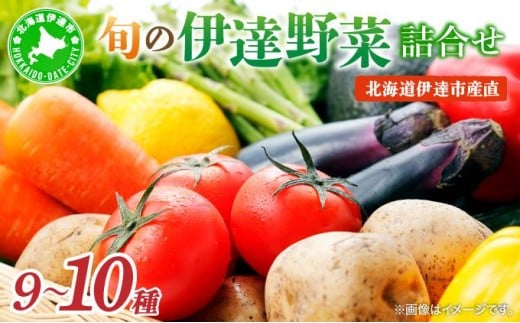 [2025年発送]先行予約 北海道 伊達市 産直・旬のおまかせ野菜詰合せ 9〜10種 dnk-001