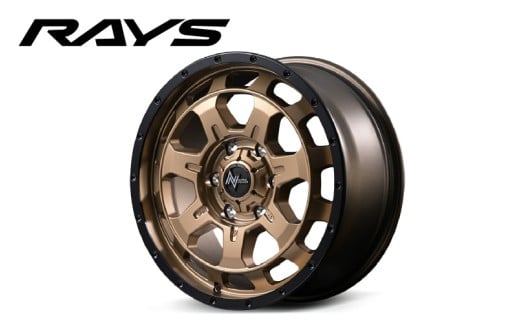 MID WHEELS NITRO POWER M7 PHALANX（18インチ　8J　インセット55　6-139.7　マットブロンズ/リムブラック）