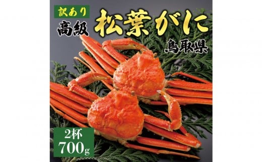 1051.【2025年11月発送】特撰 松葉がに（茹）【訳あり】700g超のサイズ 食べ応えあり 2杯