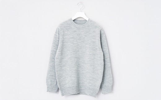 ≪順次発送≫ 【Yonetomi】SHETLAND WOOL PULLOVER ライトグレー GRAY 服 洋服 ユニセックス メンズ レディース ブランド 山形県 山辺町 送料無料 サイズ2 yt-swplg2-sn ※沖縄・離島への配送不可