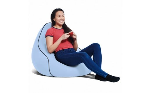 【9/30まで寄附額変更】Yogibo Lounger Premium（ヨギボー ラウンジャー プレミアム）ペールブルー
