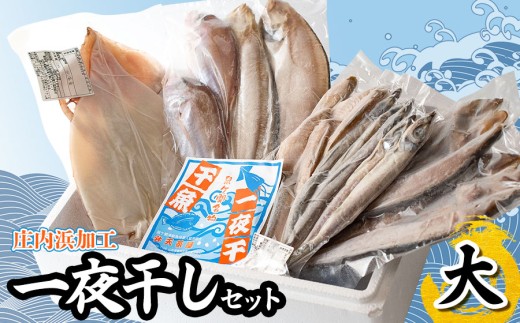 庄内浜加工　一夜干しセット（大）　鶴岡魚類株式会社　K-754 2257289 - 山形県鶴岡市