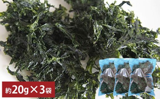 あおさ 約20g×3袋 計60g あおさのり 海苔 のり あおさ海苔 アオサノリ 青さのり 乾燥 海藻 みそ汁 お味噌汁 お吸い物 熊本県 上天草市