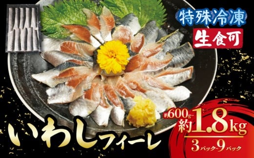 いわし フィーレ 3パック～9パック 冷凍 鰯 フィレ 急速冷凍 刺し身 刺身  魚 海鮮 おかず 酒 のあて おつまみ 弁当 塩 魚介 惣菜  食品 冷凍食品 グルメ 贈答 贈り物 プレゼント ギフト お取り寄せ 11000円 ふるさと納税 送料無料 千葉県 銚子市 飯田水産株式会社