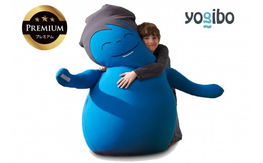 【9/30まで寄附額変更】あなたをやさしく抱きしめてくれるかわいい友達。Hugibo Premium（ハギボープレミアム）アクアブルー【Yogibo ヨギボー プレミアム ビーズクッション ビーズ 座椅子 椅子 クッション ビーズソファー ビーズソファ 新生活 プレゼント インテリア 家具 ベッド ゲーム】