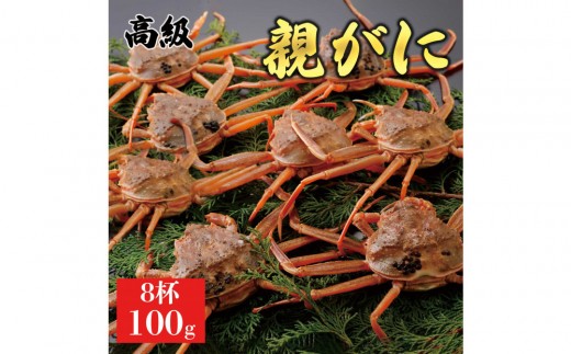 1072.【2025年11月発送】鳥取県産 特撰 親がに 姿【セコガニ】（なま）【訳あり】100g 8杯