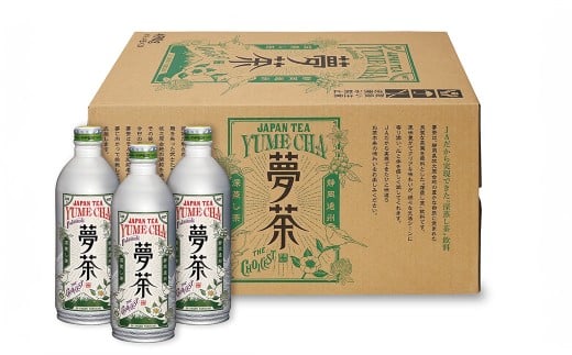 深蒸し茶 夢茶 ボトル缶 約490g×24本 計約11.76kg