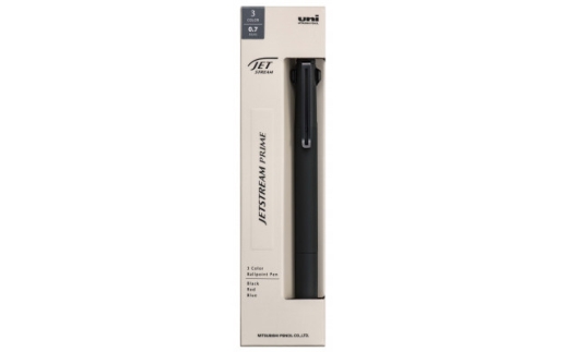 JETSTREAM PRIME 3色ボールペンノック式0.7mm ブラック【1661683】