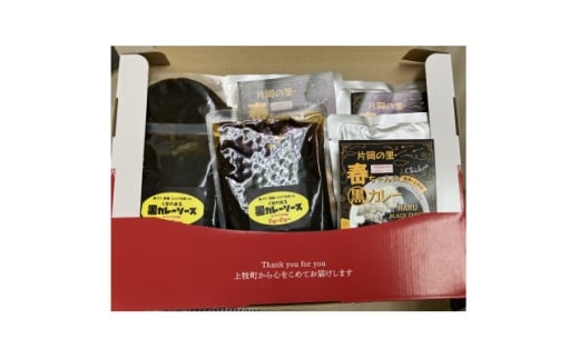 ＜奈良上牧町＞黒カレー詰め合わせセット6P【1450110】