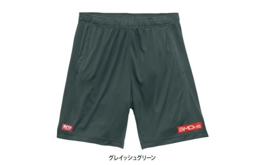 JTTA公認　卓球ユニフォーム＜男女兼用:Mサイズ＞BMDパンツ2　グレイッシュグリーン【1661079】