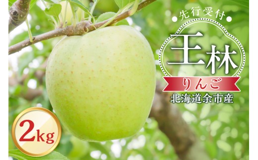 【先行予約：2025年10月下旬より発送】りんご（王林）2kg【北海道余市町産】