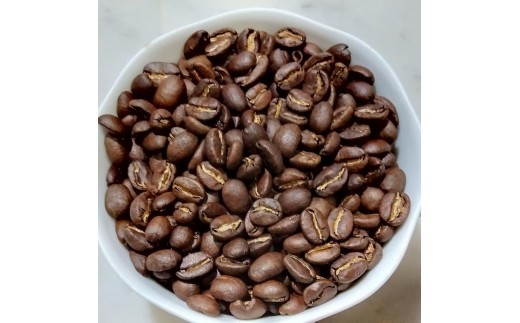 【フルシティロースト】コーヒー豆　エチオピア　モカ　ボンベG4　coffeebeans & sweets Antiqueによるこだわり焙煎豆 2168112 - 香川県善通寺市