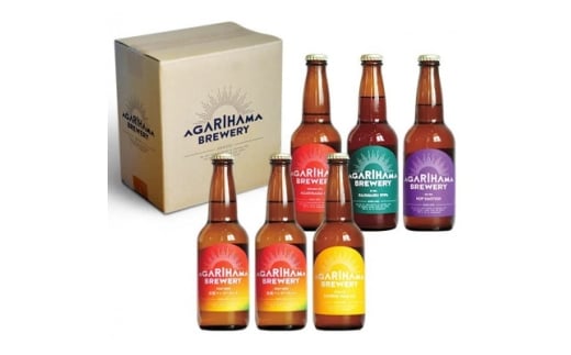 ＜AGARIHAMA BREWERY・クラフトビール＞定番4種&金城マンゴーエール2本 6本セット【1660106】