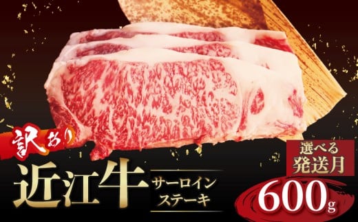 近江牛 訳あり サーロインステーキ 200g×3枚 11月発送 近江牛ステーキ 国産 国産牛 ブランド牛 日本三大和牛 黒毛和牛 肉 和牛 牛 ステーキ ステーキ肉 キャンプ アウトドア BBQ バーベキュー 贈り物 ギフト 贈答 希少 鉄板焼き 鉄板焼 600g 200 600 人気 滋賀 彦根  2320187 - 滋賀県彦根市