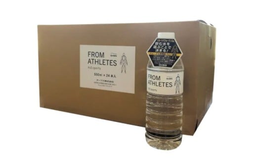 FROM ATHLETES 550ml×24本／長野県白馬村 天然水 白馬の名水 高級天然水 弱アルカリ水 抗酸化水 アスリート お取り寄せ【F0490551-B】