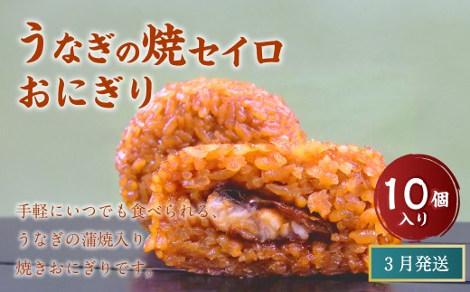 【3月発送】【 マツコの知らない世界 で紹介されました！】うなぎの焼セイロ おにぎり (10個入り)  冷凍 手作り 2261422 - 福岡県岡垣町