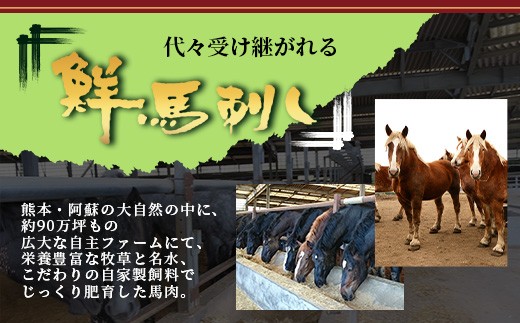 国産馬刺し赤身 合計約400g ※画像はイメージです