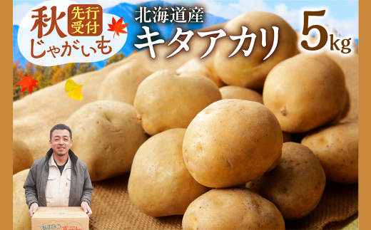 先行受付！ホクホク！しっとりなめらか！ 北海道産 キタアカリ いも じゃがいも きたあかり イモ 約5kg じゃがいも いも 芋 産地直送 秋_S041-0007 2137043 - 北海道清水町