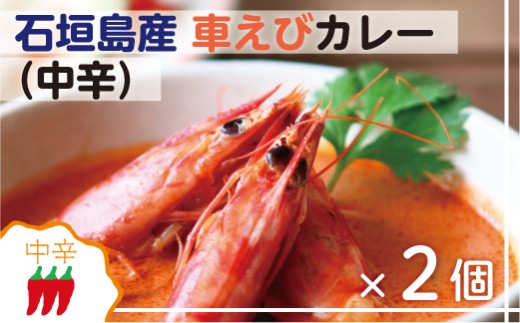 石垣島産車えびカレー(中辛)[冷凍 2食]石垣島のカレー専門店が作るご当地カレー