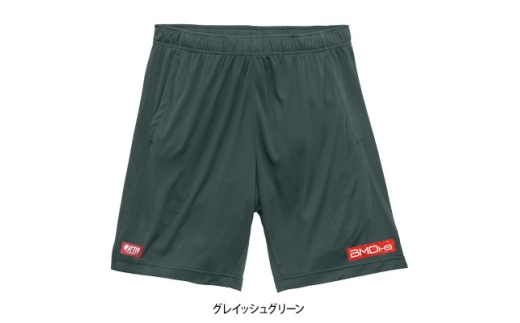 JTTA公認　卓球ユニフォーム＜男女兼用:XXLサイズ＞BMDパンツ2　グレイッシュグリーン【1661118】