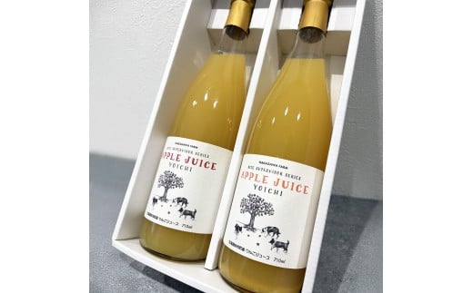 １００％リンゴジュース ハックナイン 710ml×2本入り