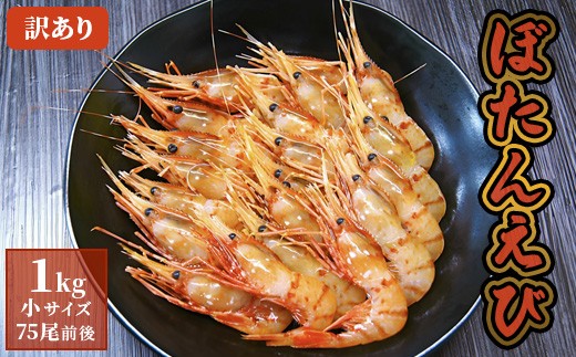 【訳あり】 ぼたんえび 1kg （小サイズ）