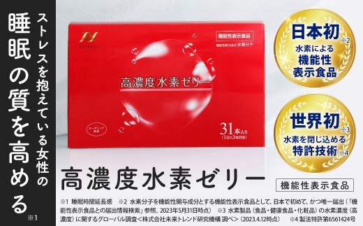 高濃度 水素ゼリー 100本セット 美容ゼリー
