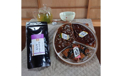 しぐれと三種セットと水沢かぶせ茶の「お茶漬けセット」 773680 - 三重県四日市市