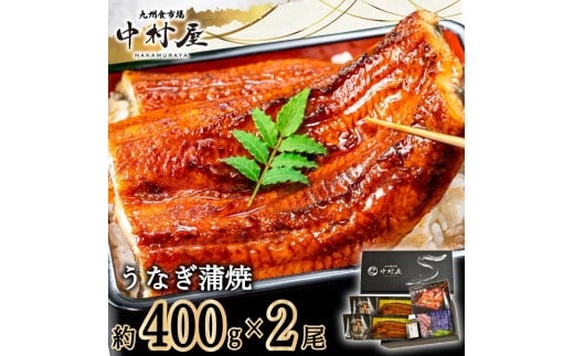 FM060_伝統酵母　うなぎの蒲焼　千栗　400g前後×2尾