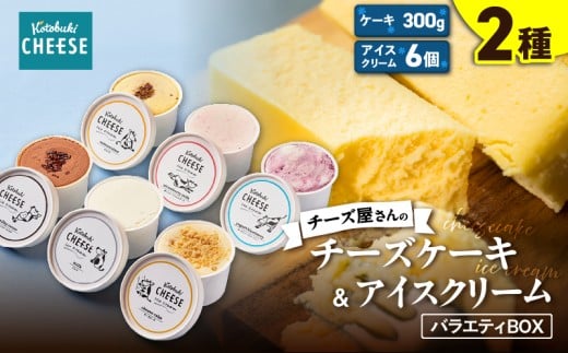 2105 チーズケーキ/アイスクリーム6種 バラエティBOX　KN087-005
