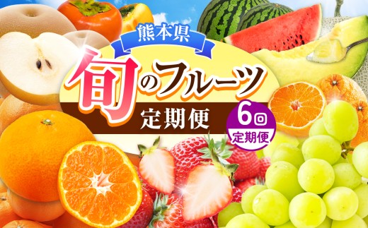 【定期便 6回】 旬のフルーツ 6か月連続定期便 6回コース | みかん いちご 河内晩柑 すいか メロン シャインマスカット 梨 柿 果物 フルーツ定期 フルーツ定期便 果物定期 定期便 フルーツ 果物 熊本県 玉名市 2197601 - 熊本県玉名市