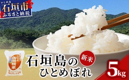 新米 石垣島のひとめぼれ 5kg【ひとめぼれ 産地直送 新米 お米 米 白米 沖縄県 石垣市 八重山】AE-3-1