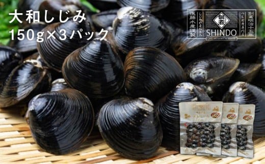 大和しじみ　150g×3パック　【02408-0181】 2293024 - 青森県東北町