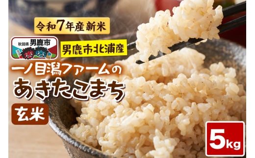 ＜令和7年産新米受付＞「秋田県男鹿市北浦産」あきたこまち（玄米）5kg