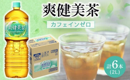 コカ・コーラ 爽健美茶 2L × 6本 1ケース 【 お茶 ドリンク ドリンクお茶 ペットボトル ペットボトルお茶 箱 和歌山県 海南市 AX40-NT 】 484475 - 和歌山県海南市