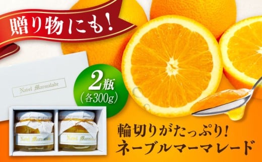 【 リピート率 No.1 】中下農園の『ネーブルマーマレード』（箱入り・大2個） みかん ミカン マーマレード ママレード ジャム じゃむ 瓶 手作り パン 無添加 オレンジ ネーブル 果実 柑橘 果物 くだもの フルーツ ギフト 贈答品 贈り物 広島県産 江田島市/江田島市観光協会 [XAI006]