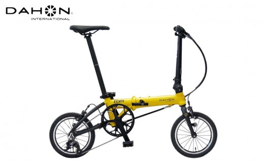 40年の歴史をもつ米国ダホン社の高性能折り畳み自転車 DAHON International Folding Bike  tbm クロムイエロー