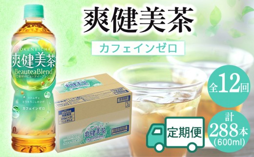 定期便 毎月 全12回 爽健美茶 600ml × 24本 １ケース 12ヶ月定期便 2017562 - 和歌山県海南市