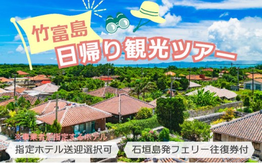 竹富島日帰り観光ツアー　～水牛車で楽しむ竹富島での過ごし方＜半日／指定ホテルお送り＞【 旅行 体験チケット観光 大自然 体験ツアー 観光 沖縄 アクティビティ】