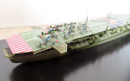 プロプラモデラーが作る! 一点物 日本海軍 航空母艦 「千歳」 1/700 (完成品) ピットロードべースプラモデル (MG誌掲載作品) プラモデル プラモ 空母 軍艦 艦艇 岡山県 奈義町