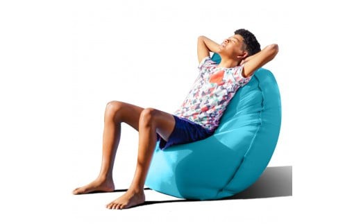 【9/30まで寄附額変更】Yogibo Zoola Short Premium（ヨギボー ズーラ ショート プレミアム）スカイ