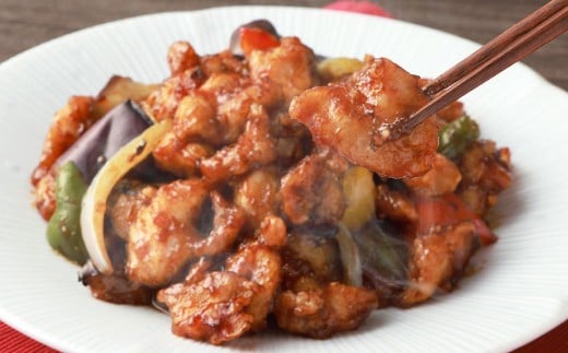 【訳あり】フライパン DE 酢鶏（タレ付）250g×4パック 酢鶏 鶏肉 和風 中華 簡単調理 国産 おかず 惣菜 冷凍