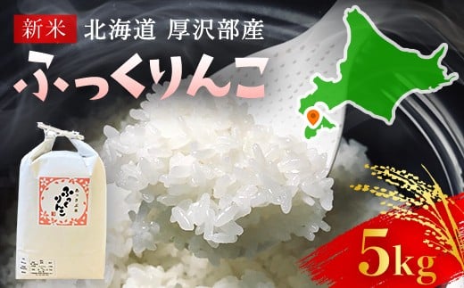 【令和7年産新米】2025年11月上旬より順次発送　北海道厚沢部産ふっくりんこ5kg 【 ふるさと納税 人気 おすすめ ランキング 米 ご飯 ごはん 白米 ふっくりんこ 精米 つや 粘り 北海道 厚沢部 送料無料 】ASG026 680658 - 北海道厚沢部町