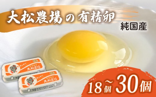 卵 純国産 大松農場の有精卵 選べる 計 18個 / 計 30個 養鶏 平飼 鶏卵 卵 有精卵 たまご 鶏卵 にわとり 新鮮 こだわり 朝食 昼食 夕食 目玉焼き 卵焼き 玉子焼き たまご焼き 卵かけご飯 たまごかけご飯 生卵 国産 産地直送 安心 安全 破損保証 割れ保証 送料無料 千葉県 旭市 大松農場 omf