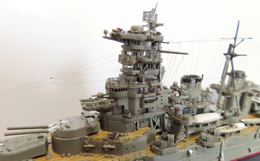 プロプラモデラーが作る！ 一点物 日本海軍 戦艦 「榛名」 1／700 （完成品） フジミベースプラモデル