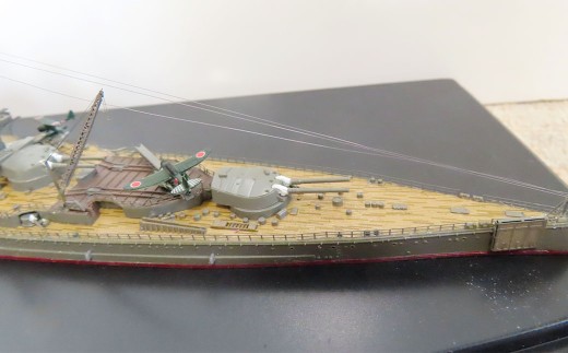 プロプラモデラーが作る！ 一点物 日本海軍 戦艦 「榛名」 1／700 （完成品） フジミベースプラモデル