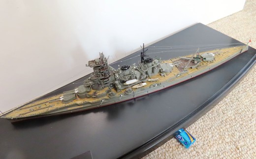 プロプラモデラーが作る！ 一点物 日本海軍 戦艦 「榛名」 1／700 （完成品） フジミベースプラモデル