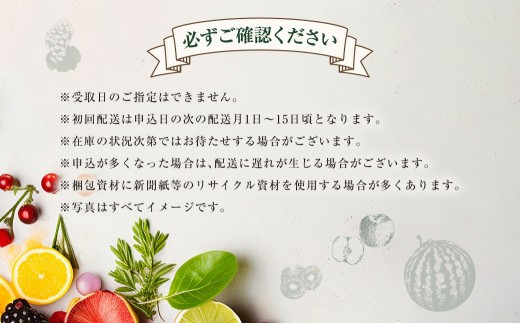 【全12回定期便】旬のフルーツ定期便食べ比べセット