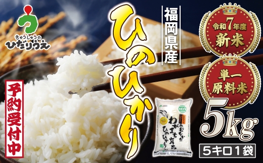 令和7年産 新米先行予約！【定期便/年６回】「ひのひかり」5kg【ほたるの里】_HB0196